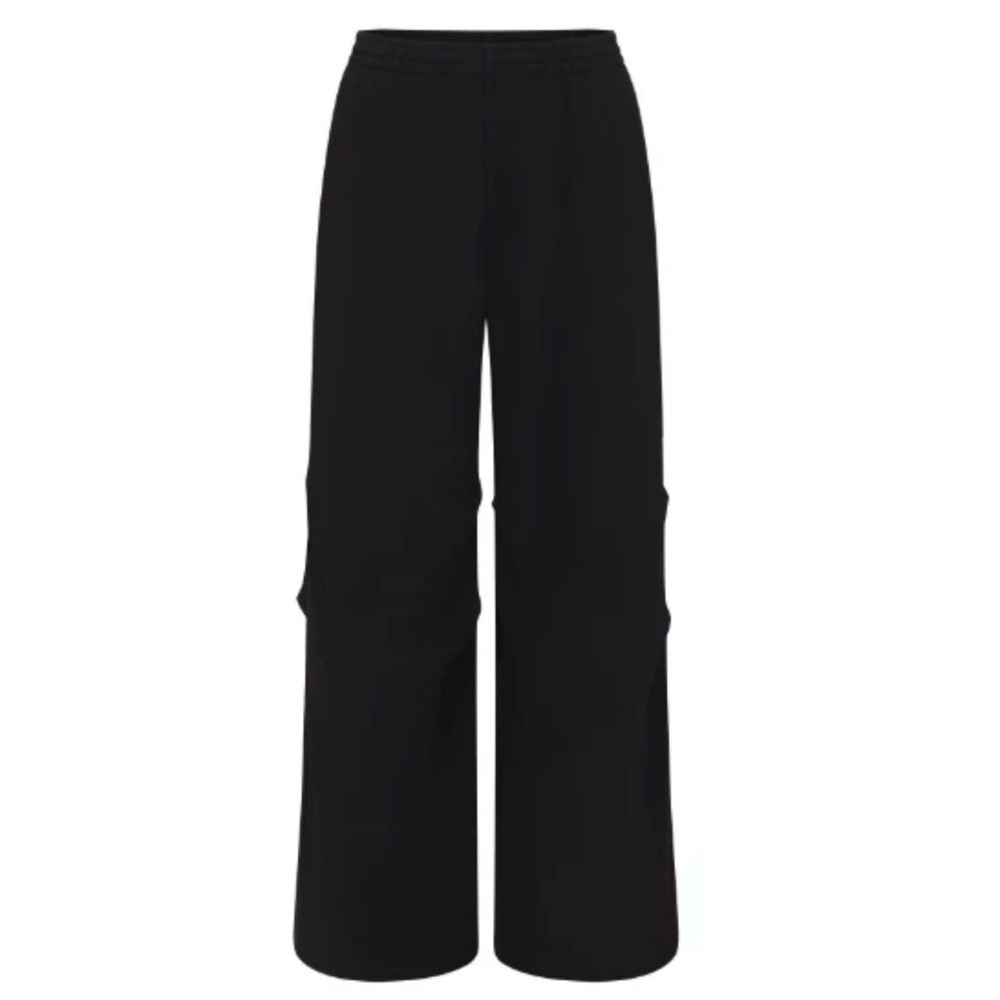 SKIMS Black Wide-Leg Pants